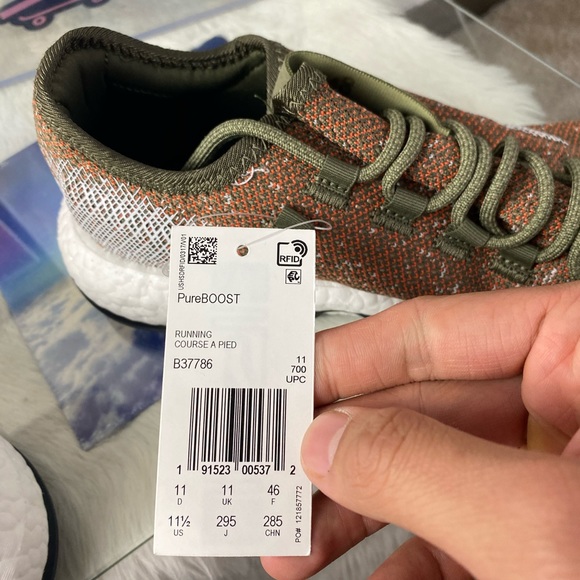 🆕 - Adidas PureBOOST GO Raw Khaki - Size: M 11.5 - Picture 10 of 11
